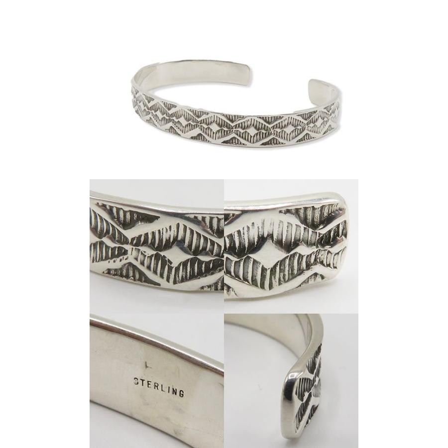 NAVAJO（ナバホ） INDIAN JEWELRY ナバホ族 スタンプワーク シルバー