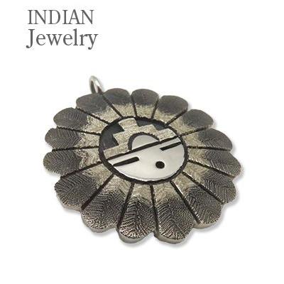Hopi Jewelry INDIAN JEWELRY ホピ族 オーバーレイ SUN FACE シルバー