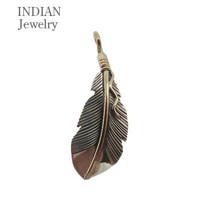 NAVAJO（ナバホ） INDIAN JEWELRY ナバホ族 フェザー ペンダントトップ