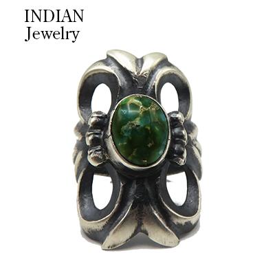 NAVAJO（ナバホ） INDIAN JEWELRY ナバホ族 サンドキャスト リング