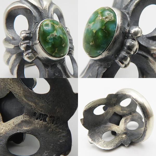 NAVAJO（ナバホ） INDIAN JEWELRY ナバホ族 サンドキャスト リング