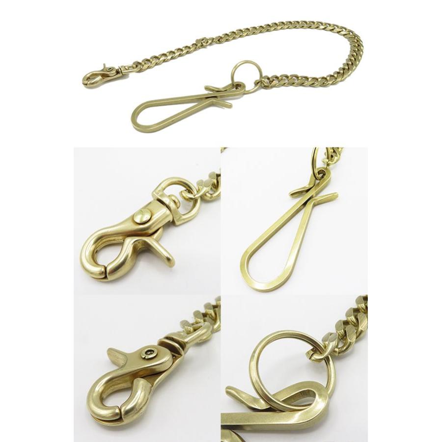 ベアフット 真鍮製 ウォレットチェーン BEAR FOOT BRASS WALLET CHAIN IPC-OG02の画像