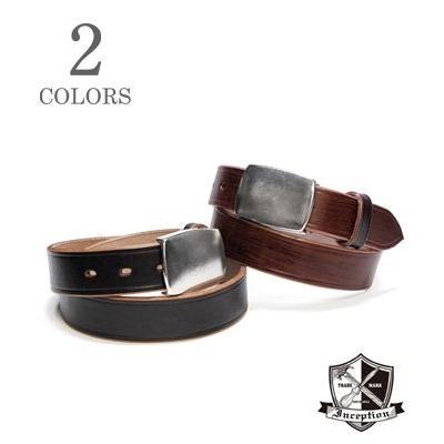 インセプション BELT INCEPTION 茶芯 プレートベルト IPCB-01