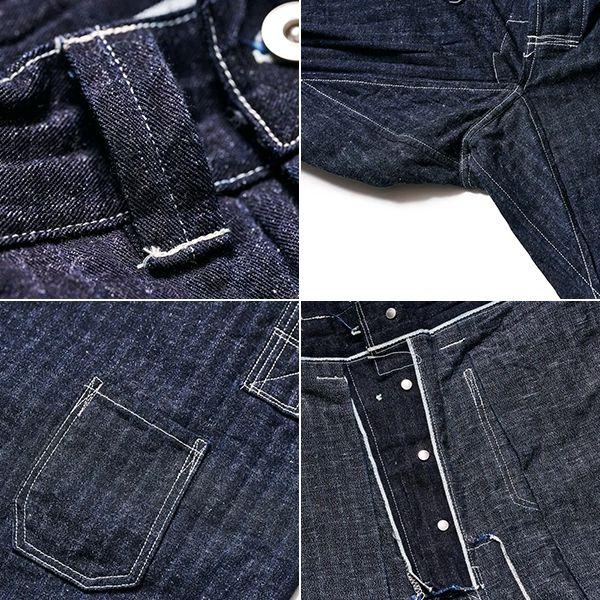 WAREHOUSE（ウエアハウス） ジョングラッコー ストライプデニム ネット