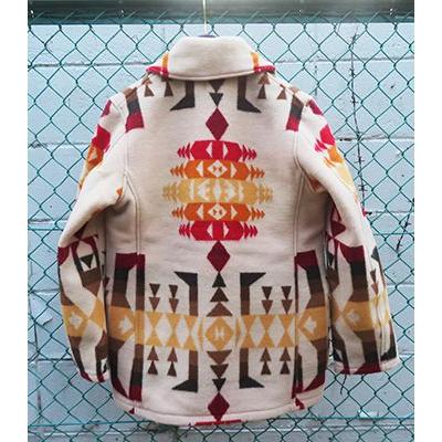 ジョングラッコー WAREHOUSE ウールジャガード マッキーノコート John Gluckow Blanket Pattern Mackinaw JG-44の画像