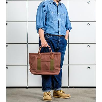 WORKERS ワーカーズ 4号帆布 レザーハンドルトートバッグ オープン