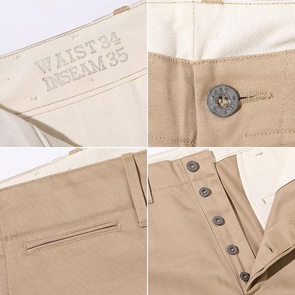 BUZZ RICKSON'S バスリクソンズ チノパン EARLY MILITARY CHINOS
