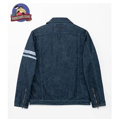 桃太郎ジーンズ 12oz.デニム ライダースジャケット MOMOTARO 桃太郎ジーンズ 12oz.デニム ライダースジャケット MOMOTARO