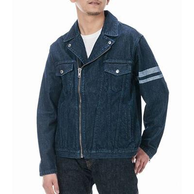 桃太郎ジーンズ（MOMOTARO JEANS） 12oz.デニム ライダースジャケット