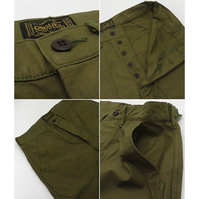 オルゲイユ バックサテン エンジニア ベイカーパンツ ORGUEIL Engineer Baker Pants OR-1125の画像
