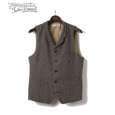 ハチミツさん専用オルゲイユ ORGUEIL コードクロス 中綿ハンティングベスト ORGUEIL（オルゲイユ） コードクロス 中綿 デッキ ハンティングベスト