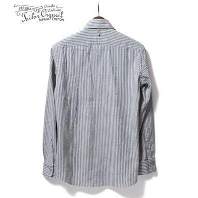 ORGUEIL（オルゲイユ） 長袖 ワークシャツ ORGUEIL Blue Stripe