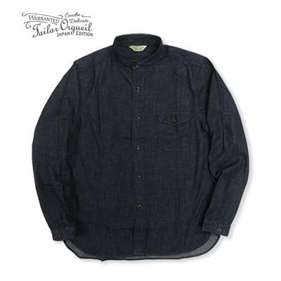 オルゲイユ 長袖 7oz.デニム ショールカラーシャツ ORGUEIL Denim Shawl Collar Shirt OR-5107の画像