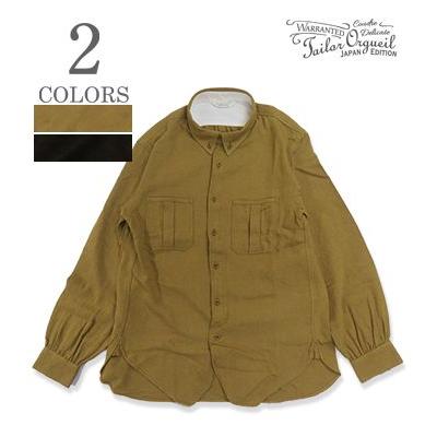 ORGUEIL（オルゲイユ） 長袖 ウールリネン ワークシャツ Wool Linen