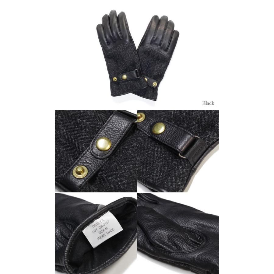 オルゲイユ　手袋　Sサイズ ORGUEIL（オルゲイユ） レザーグローブ 手袋 ORGUEIL Long Leather