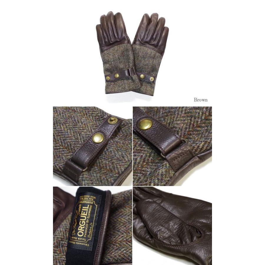 オルゲイユ　手袋　Sサイズ ORGUEIL（オルゲイユ） レザーグローブ 手袋 ORGUEIL Long Leather