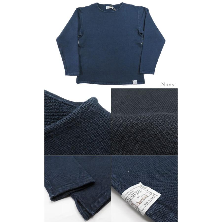 ORGUEIL（オルゲイユ） 長袖 ヘヴィースウェット ボートネック バスク