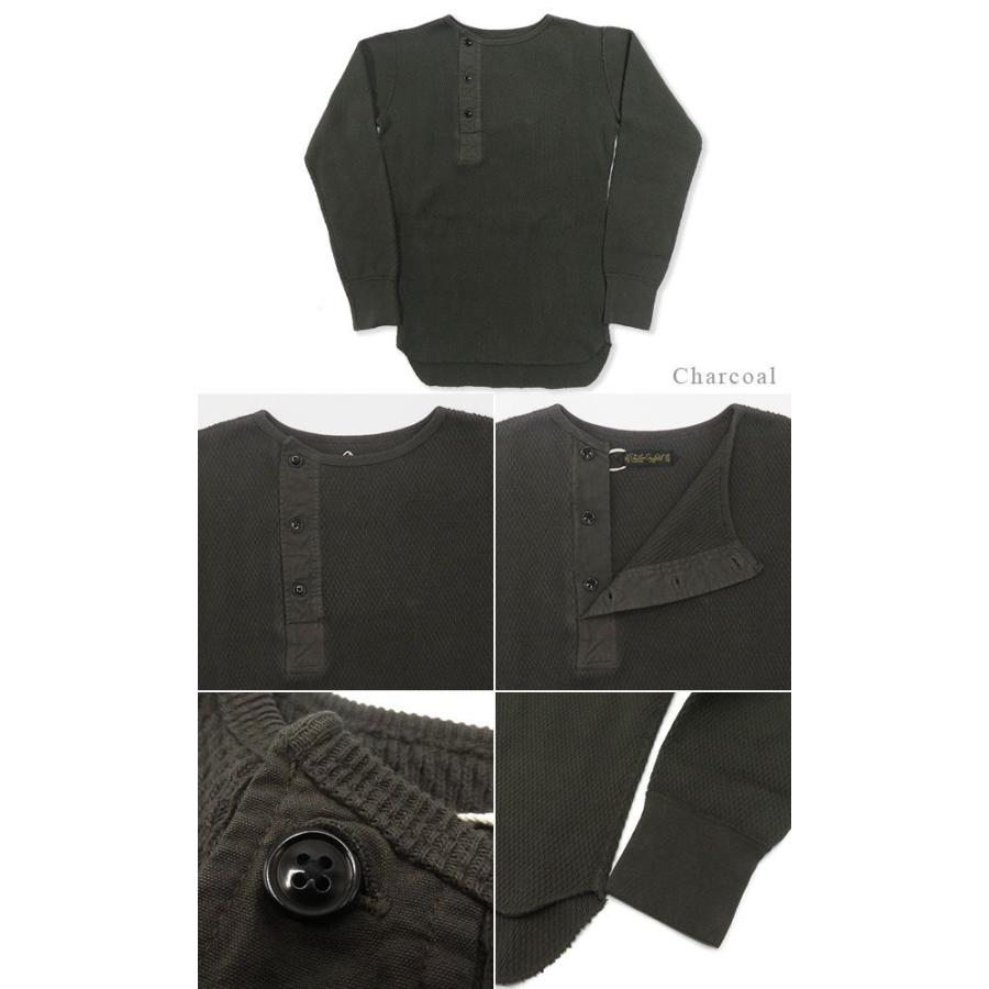 オルゲイユ 長袖 竹目サーマル ヘンリーネック Tシャツ ORGUEIL