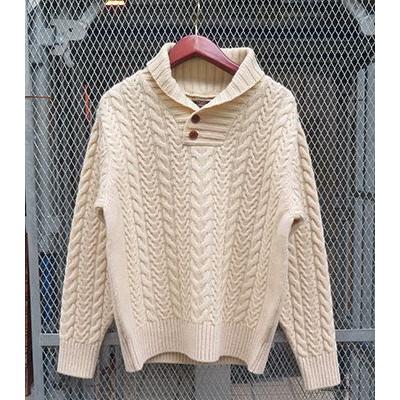 ORGUEIL（オルゲイユ） ウール ケーブル編み セーター ORGUEIL Aran