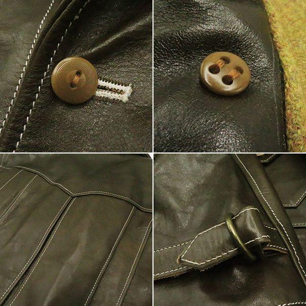 ヘリ革セット ダブルヘリックス 待望の入荷① 無論、馬革、茶芯。 これぞライダース