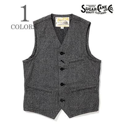 シュガーケーン|SUGAR CANE ワークベスト 9oz.COTTON COVERT WORK VEST SC12795 SUGAR CANE シュガーケーン ワークベスト 9oz.COTTON COVERT WORK VEST