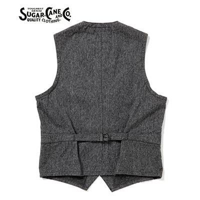 SUGAR CANE シュガーケーン ワークベスト 9oz.COTTON COVERT WORK VEST