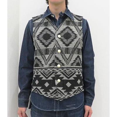 SUGAR CANE シュガーケーン ネイティブアメリカン ウールブランケット ベスト 尾州産 SC15224 SUGAR CANE シュガーケーン ネイティブアメリカン ウールブランケット