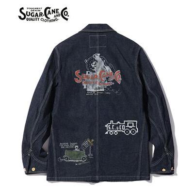 SUGAR CANE シュガーケーン カートゥーン デニムワークコート
