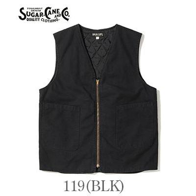 SUGAR CANE シュガーケーン 中綿 コットンダック ワークベスト