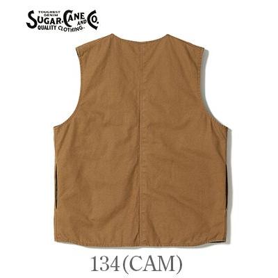 SUGAR CANE シュガーケーン 中綿 コットンダック ワークベスト COTTON