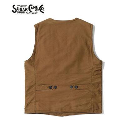 sugar cane（シュガーケーン）モールスキンベスト36（S） SUGAR CANE シュガーケーン モールスキン トロイブランケット ワーク