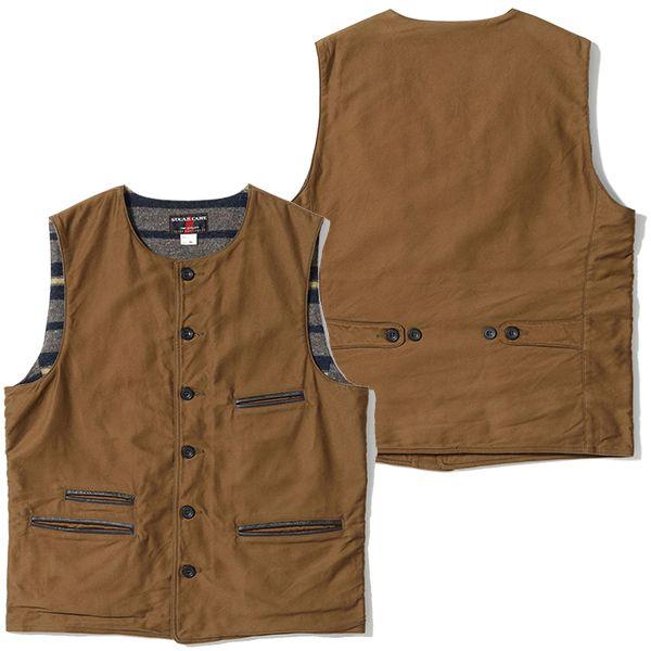 SUGAR CANE シュガーケーン モールスキン トロイブランケット ワーク