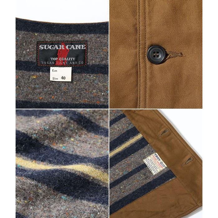 SUGAR CANE シュガーケーン モールスキン トロイブランケット ワーク