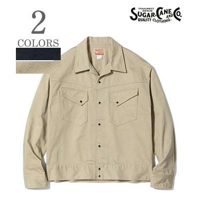 SUGAR CANE シュガーケーン コットンサテン ウエスタンジャケット 10.5