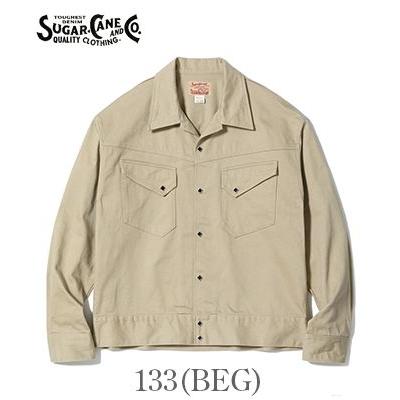 SUGAR CANE シュガーケーン コットンサテン ウエスタンジャケット 10.5