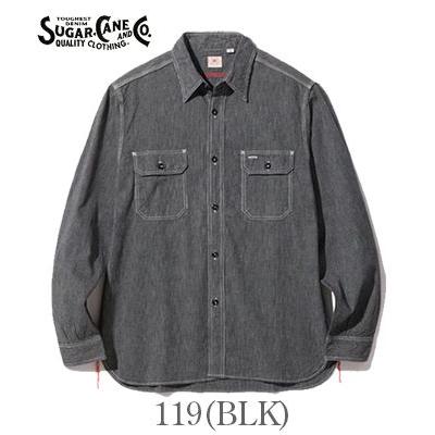 SUGAR CANE シュガーケーン 長袖 ジーンコード ワークシャツ JEAN CORD