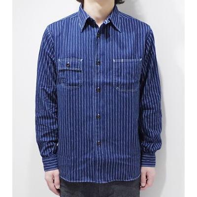 SUGAR CANE シュガーケーン 長袖 ウォバッシュ ワークシャツ 8.5oz
