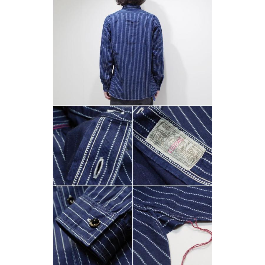 SUGAR CANE シュガーケーン 長袖 ウォバッシュ ワークシャツ 8.5oz