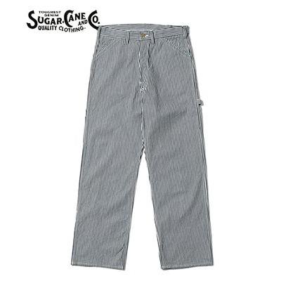 SUGAR CANE シュガーケーン ヒッコリーストライプ ワークパンツ ぺ