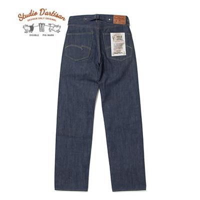 ステュディオダルチザン 阿波徳島蓼藍 カセ染 15oz.デニム レギュラーストレート ジーンズ STUDIO D'ARTISAN SD-DO1 REGULAR STRAIGHT SD-DO1-38の画像