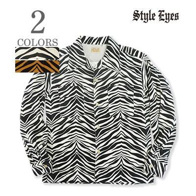STYLE EYES（スタイルアイズ） 長袖 コーデュロイ オープンカラー 