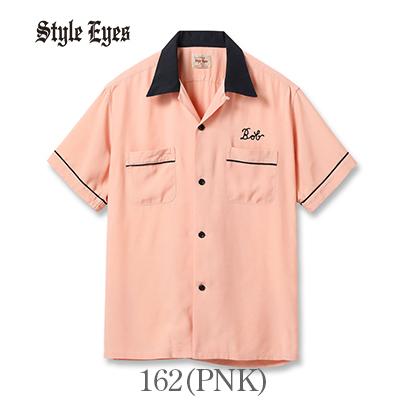 STYLE EYES（スタイルアイズ） 半袖 50's オープンカラー レーヨン