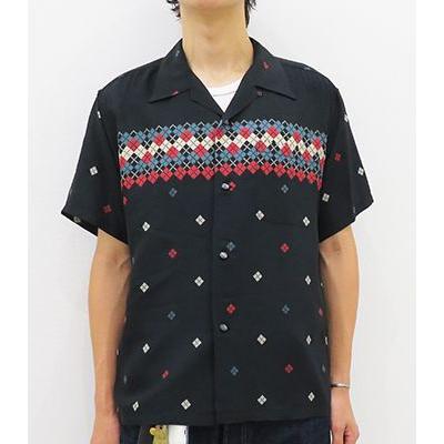 SUN SURF スターオブハリウッド 半袖 レーヨン オープンカラーシャツ