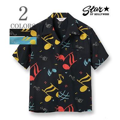 SUN SURF スターオブハリウッド 半袖 レーヨン オープンカラーシャツ