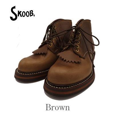 スクーブ グッドイヤーウェルト製 ホーウィンクロムエクセル ワークブーツ スクーブ HIKER 5inch WORK BOOTS SKB-017の画像