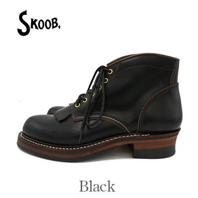 スクーブ グッドイヤーウェルト製 ホーウィンクロムエクセル ワークブーツ スクーブ HIKER 5inch WORK BOOTS SKB-017の画像