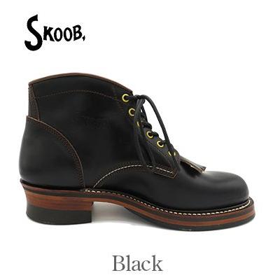 スクーブ グッドイヤーウェルト製 ホーウィンクロムエクセル ワークブーツ スクーブ HIKER 5inch WORK BOOTS SKB-017の画像