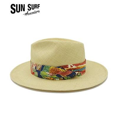 サンサーフ✖️ミスターファットマン　ハット　M がま草 SUN SURF サンサーフ ミスターファットマン トキヤ草 パナマハット