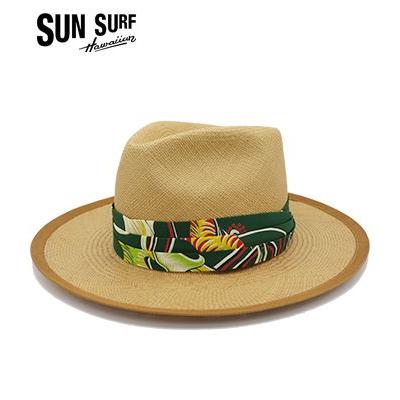 サンサーフ✖️ミスターファットマン　ハット　M がま草 SUN SURF サンサーフ ミスターファットマン トキヤ草 パナマハット