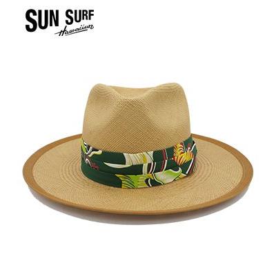 サンサーフ✖️ミスターファットマン　ハット　M がま草 SUN SURF サンサーフ ミスターファットマン トキヤ草 パナマハット